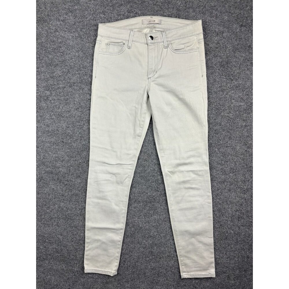 Joe's Skinny Ankle Jeans Women's W27 Light Gray Denim Mid Rise Stretch Cotton
